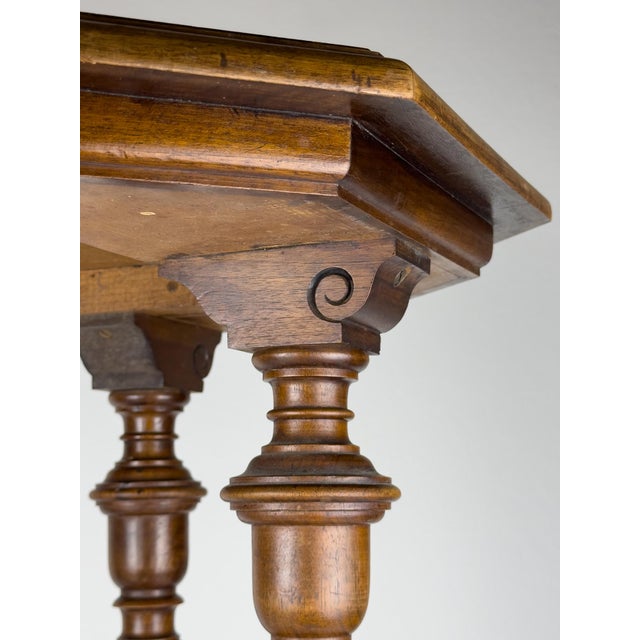 Vintage Wooden Side Table, Italy, 1950s For Sale - Image 9 of 18