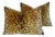 Scalamandre Silk Leopardo Leopard Velvet Feather/Down Pillows 24" X 18" - Pair For Sale