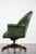 1990s Large English Style Chesterfield Office Chair in Green Cowhide Leather For Sale - Image 5 of 18