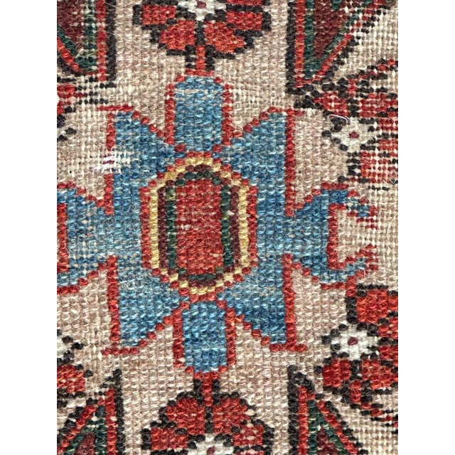 Vintage Distressed Mazlaghan Rug, 1950s For Sale - Image 13 of 18