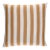 Schumacher Hanson I/O Stripe 22" Pillow In Marigold For Sale