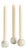 Jocelyn Marble Taper Holders, Set Of 3 For Sale