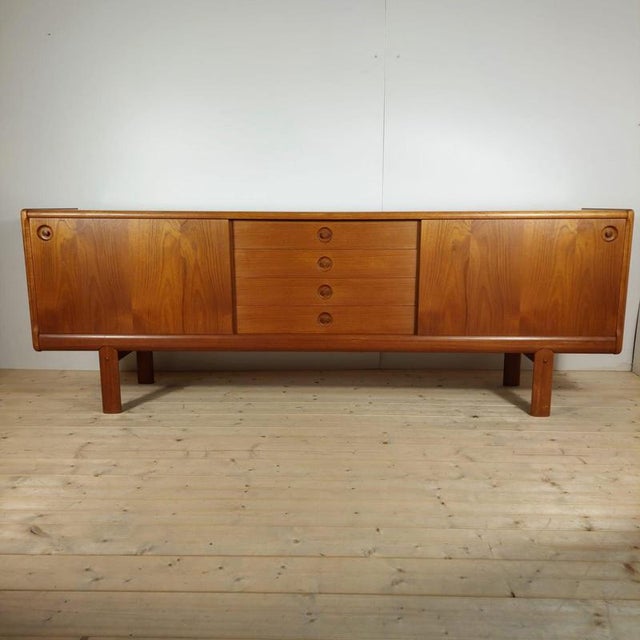 Mid-Century Modern Sideboard in Teak by H.W. Klein for Bramin, 1960s For Sale - Image 10 of 10