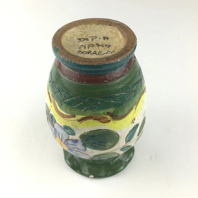 Sorrento Italian Clay Artisan Bud Vase For Sale - Image 10 of 12