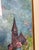 Green Framed European Village Landscape Watercolor, Signed Florence Strauss For Sale - Image 8 of 13