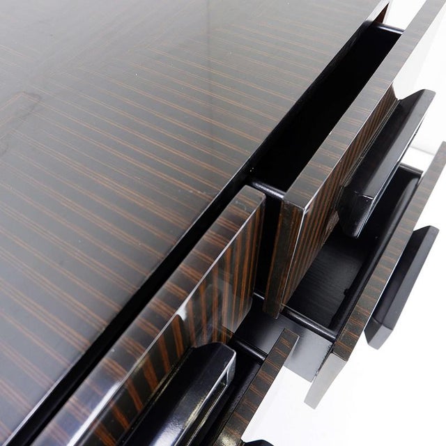 Small Macassar Four-Drawer Cabinet For Sale - Image 9 of 14