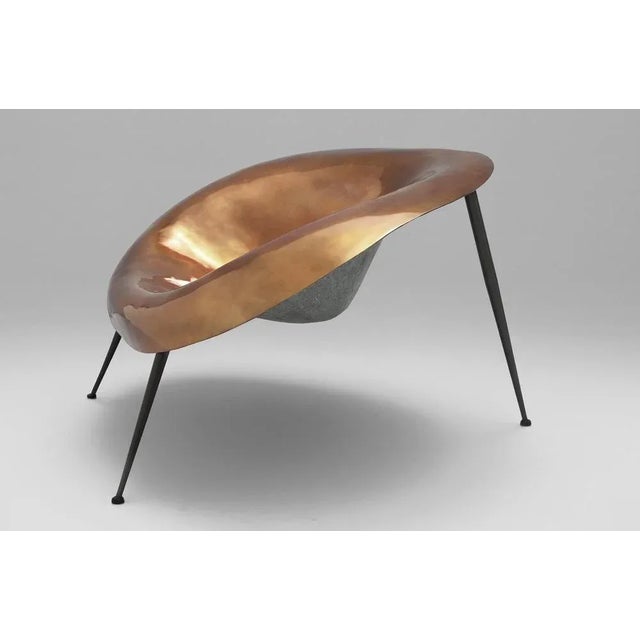 Gold Nido Chair by Imperfettolab, Set of 2 For Sale - Image 6 of 10