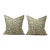 Pair of 22" Leopard Spots Pillow (Olive Green) For Sale