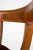 Italian Curved Back Chair in Walnut with Red Velvet Seat, Early 20th Century For Sale - Image 15 of 18