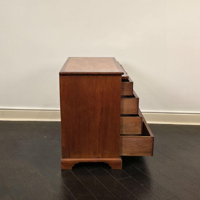 Late 18th Century George III Period Mahogany Chest of Drawers, England Circa 1790 For Sale - Image 5 of 8