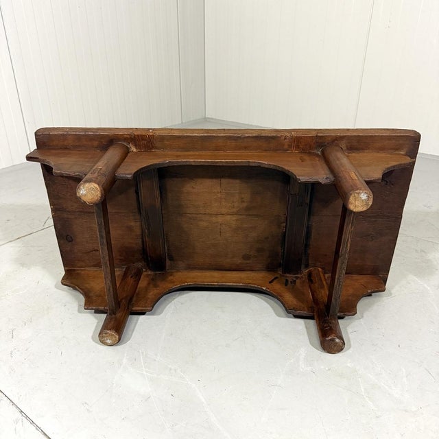 Low Antique Rustic Coffee Table, 1900s For Sale - Image 16 of 18