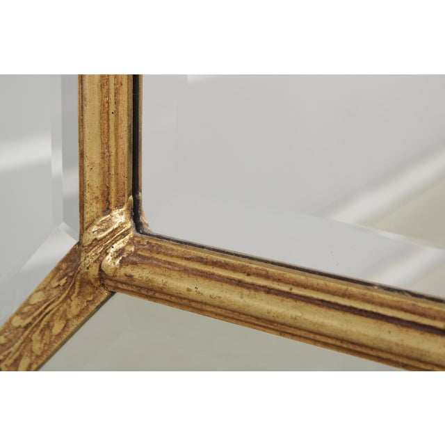 Gold Friedman Brothers Gilt Gold Horizontal Wall Mirror For Sale - Image 8 of 17