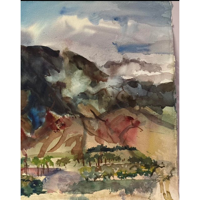 American Late 20th Century Robert R. Doty Original Watercolor For Sale - Image 3 of 4