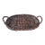 Large Rustic European Roven Rattan/Wicker Gathering Basket For Sale