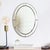 The Howard Elliott Opal Mirror is a simple yet lovely piece featuring an oval shape with a mirrored frame. Each section of...