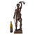 A Fine 36” H French Antique Bronze Sculpture “Victory” by Eugene Marioton For Sale - Image 4 of 18