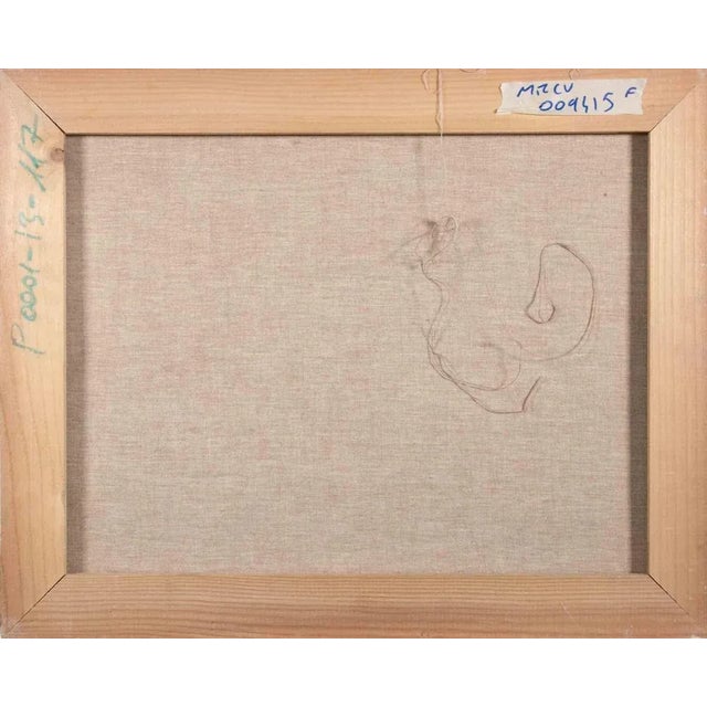 1970s Franco Marzilli, Ballerinas with Saint Peter (Rome) on the Background, 1970s, Oil on Canvas For Sale - Image 5 of 6