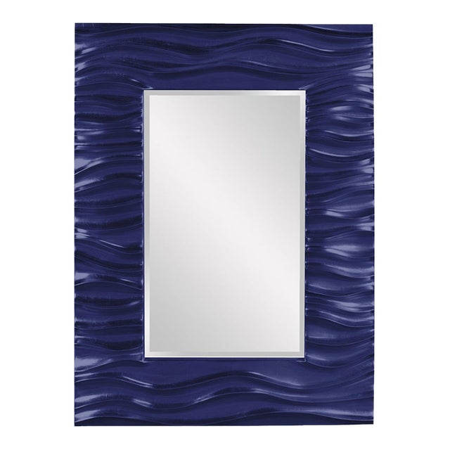 Zenith Mirror - Glossy Navy For Sale