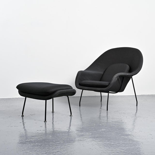 Womb Chair by Eero Saarinen, Charles Eames, and Florence Knoll for Knoll Inc. / Knoll International, 1970s For Sale - Image 6 of 18