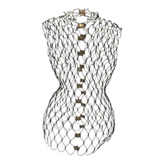 Vintage 1950s Dritz "My Double" Adjustable Wire Dress Form For Sale