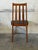 Teak Slat Back Dining Chairs Set of 6 in Black Upholstery Danish Mid-Century Modern 1970s For Sale In Los Angeles - Image 6 of 12