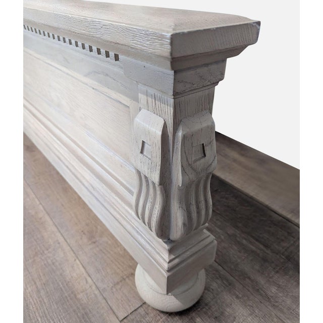 Restoration Hardware Restoration Hardware Queen Size St. James Panel Bed With Footboard For Sale - Image 4 of 5