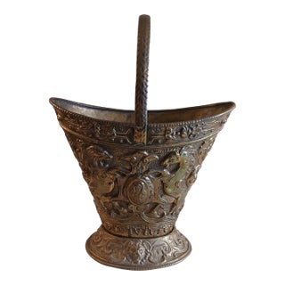 Antique Coal Scuttle For Sale