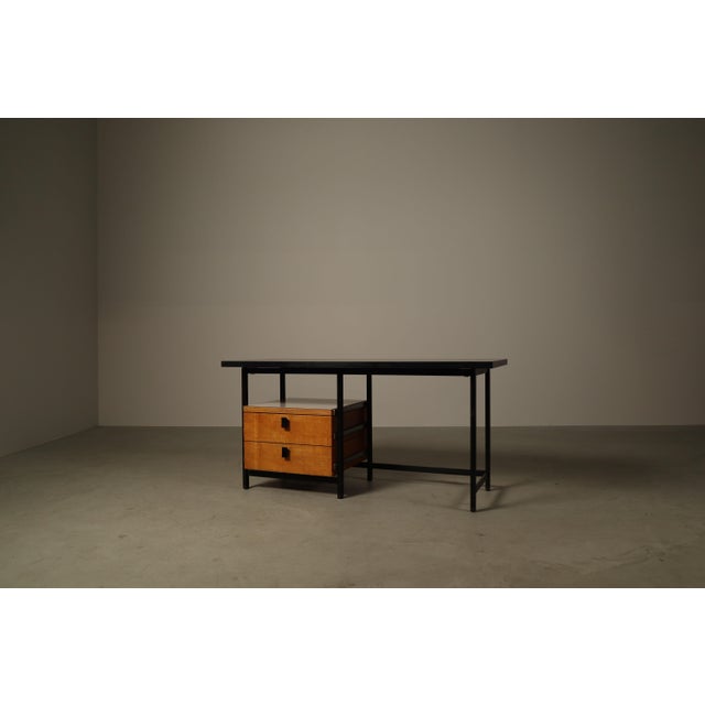 1960s Writing Desk by Jules Wabbes for Mobilier Universel, Belgium, 1960s For Sale - Image 5 of 16