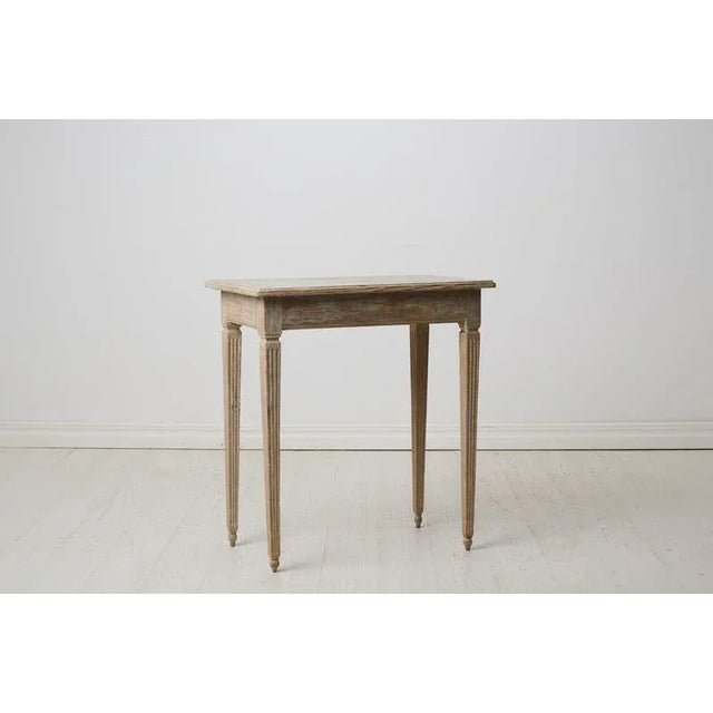 Small Swedish Gustavian Side Table For Sale - Image 5 of 10