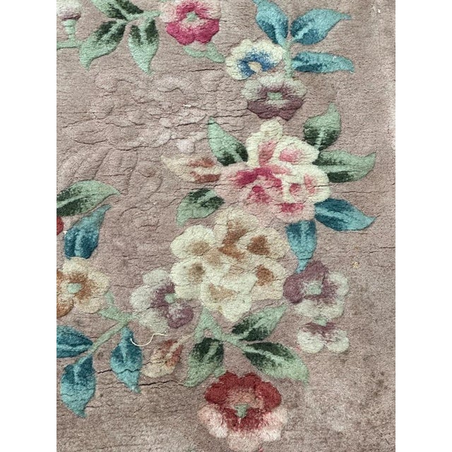 Mid-Century Chinese Art Deco Rug, 1980s For Sale - Image 10 of 14