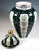 Large Porcelain Urn Vase with Siang Noir Decoration by Herend Hungary For Sale - Image 4 of 7