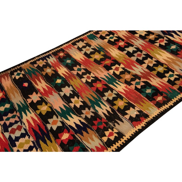 Mid-20th Century Vintage Kilim Runner Rug 3' 10" X 8' For Sale - Image 11 of 13