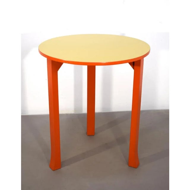 Lacquered Wooden Dining Table, Italy, 1960s For Sale - Image 4 of 8