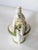 Hand Painted Italian Ceramic Lidded Container With Morning Doves For Sale - Image 4 of 11