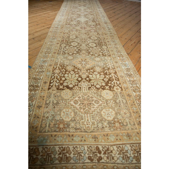 Textile 1950s Vintage Persian Afshar Diamond Medallion Wool Runner For Sale - Image 7 of 12