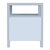 Nora 21 in. W Rectangular Wood 2 Drawer Nightstand with Open Shelf, Light Blue For Sale In Chicago - Image 6 of 8