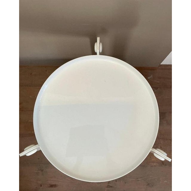 White Trolley by Luigi Massoni for Guzzini For Sale - Image 5 of 9