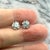 Traditional Natural Sapphire Diamond Stud Earrings 14k White Gold 1.62 TCW Certified For Sale - Image 3 of 18