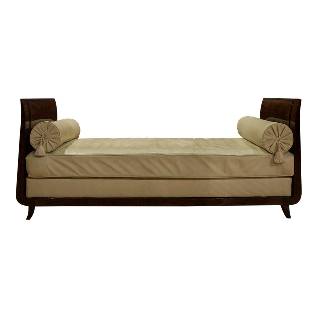 French Macassar Wood Day Bed Chairish