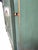 Stone Vintage Neoclassical Green & Gold Painted Sideboard / Buffet With Black Marble Top For Sale - Image 7 of 12