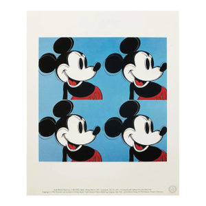 1992 the Andy Warhol Foundation Lithograph "Myths: Mickey Mouse"