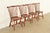L. & J. G. Stickley American Colonial Solid Cherry Wood Spindle Back Windsor Dining Chairs, Set of Four For Sale - Image 15 of 15