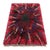 Hand-knotted in lush, high-pile wool in Sweden circa 1960-1970, this 3x4 vintage Swedish Rya rug is a bold new addition to...