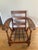 Rare Vintage Cushman Colonial Club Lounge paddle arm chair in the Adirondack style designed by Herman DeVries and made by...