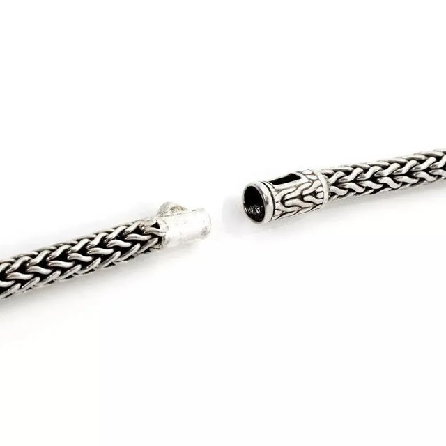 John Hardy 3 Bead Dot Sterling Silver 18k Yellow Gold Enhancer Pendant Necklace For Sale - Image 10 of 10