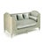 Winni Daybed - Sage Velvet / Sage Painted Frame For Sale - Image 4 of 4