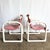 Vintage PVC Pipe Pink and White Out Door Dining Chairs For Sale - Image 4 of 11