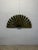 Large brass wall sculpture in the form of a fan or shell by C. Jere Artisan House. Signed and dates 1989.