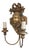 20th Century Neoclassical Wooden Double-Arm Sconce For Sale