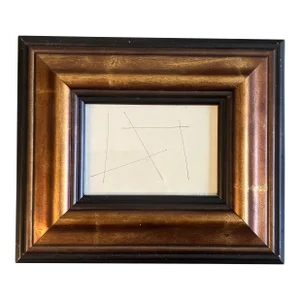1980’s Vintage Robert Cooke Abstract Pen & Ink Drawing